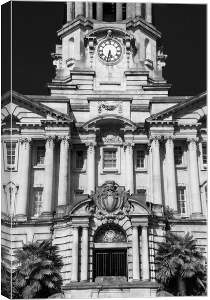 Stockport Town Hall Canvas Print by Andrew Kearton