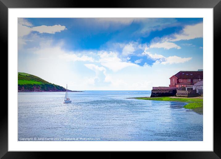 Estuary of the Blackwater River, Ireland - 2 Framed Mounted Print by Jordi Carrio