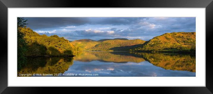 Ullswater Fells Framed Mounted Print by Rick Bowden