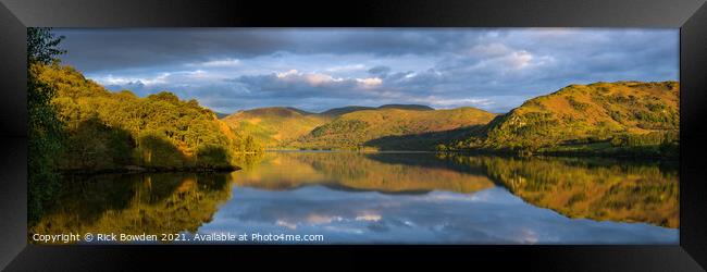 Ullswater Fells Framed Print by Rick Bowden