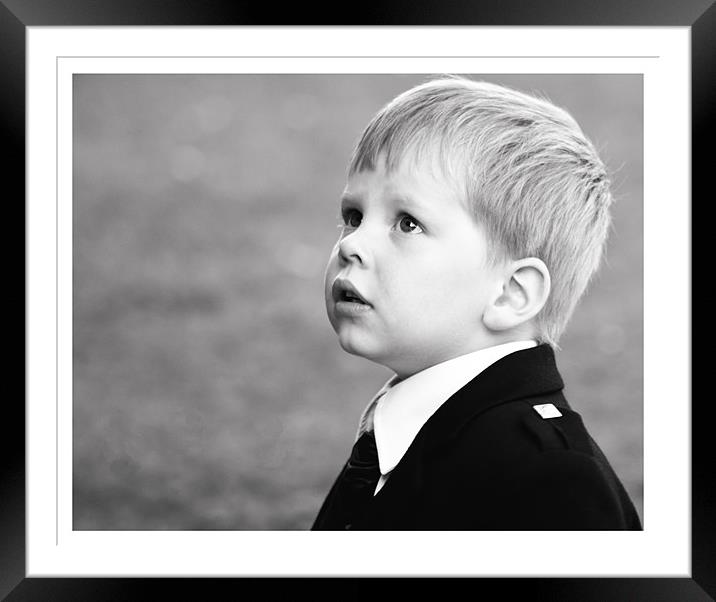Boy in Amazement Framed Mounted Print by Keith Thorburn EFIAP/b