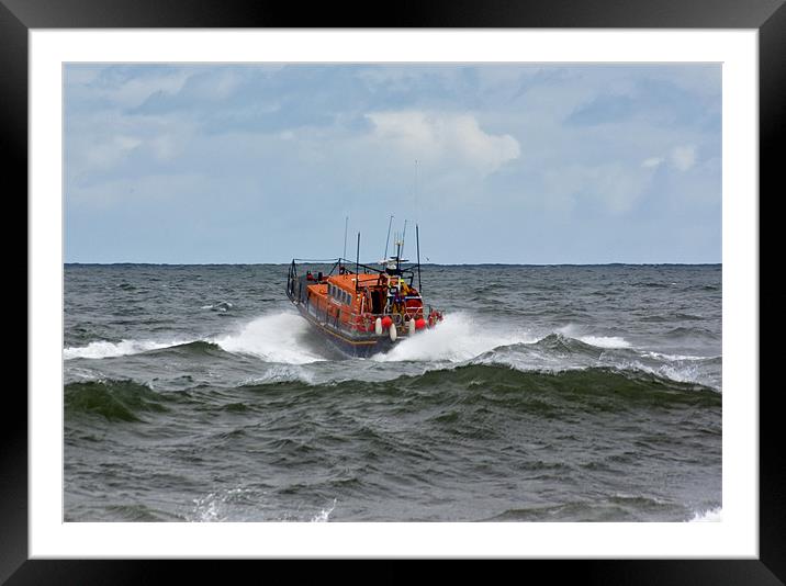 RNLI Lifeboat - Grace Darling Framed Mounted Print by Trevor Kersley RIP