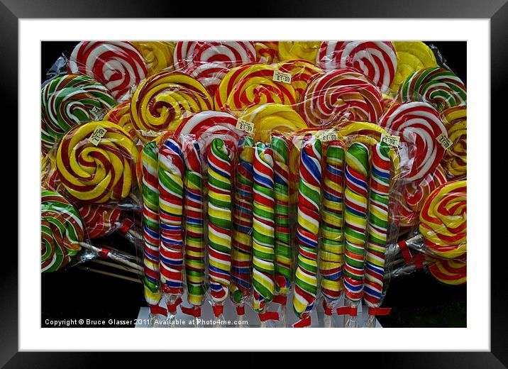 SWEETER THAN SWEET Framed Mounted Print by Bruce Glasser