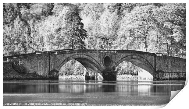 Inveraray Bridge Print by Ros Ambrose