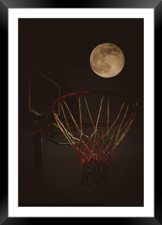 Shoot for the moon Framed Mounted Print by Pete Stevens