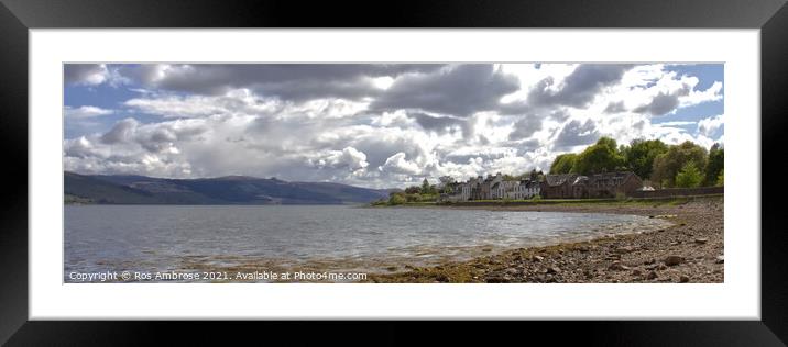 Inveraray Framed Mounted Print by Ros Ambrose