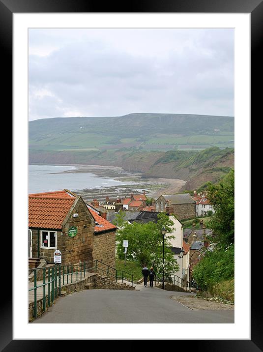 The Walk To Robin Hoods Bay Framed Mounted Print by graham young