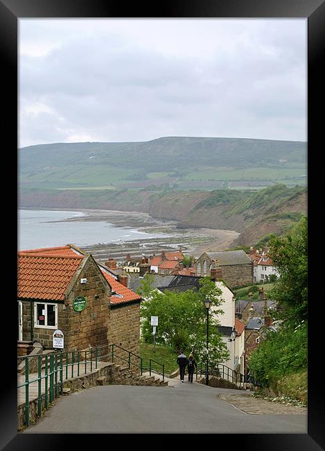 The Walk To Robin Hoods Bay Framed Print by graham young