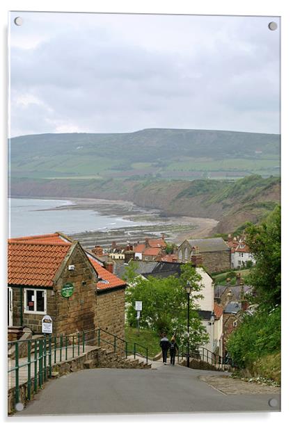 The Walk To Robin Hoods Bay Acrylic by graham young