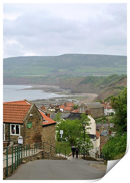 The Walk To Robin Hoods Bay Print by graham young