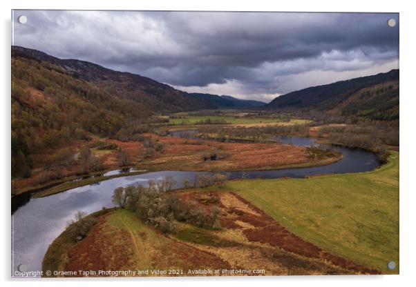 River Glass, Strathglass in the Scottish Highlands Acrylic by Graeme Taplin Landscape Photography
