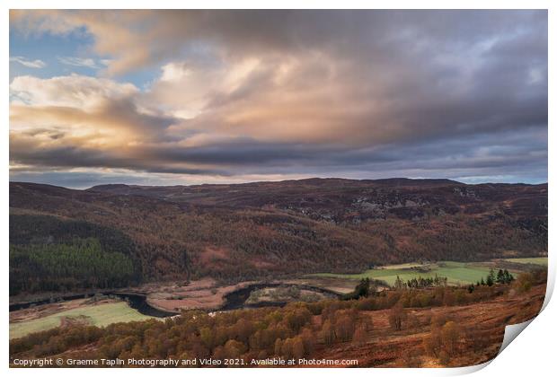 Strathglass Scottish Highlands Print by Graeme Taplin Landscape Photography