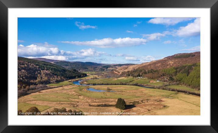 Strathglass Scottish Highlands  Framed Mounted Print by Graeme Taplin Landscape Photography