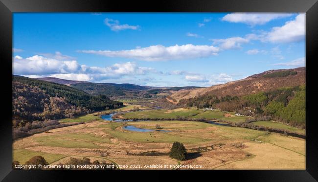 Strathglass Scottish Highlands  Framed Print by Graeme Taplin Landscape Photography