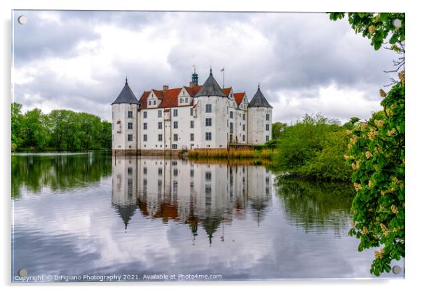 Gluecksburg Castle Acrylic by DiFigiano Photography