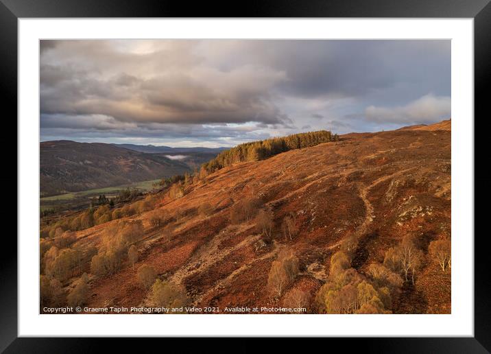 Strathglass in the Scottish Highlands Framed Mounted Print by Graeme Taplin Landscape Photography