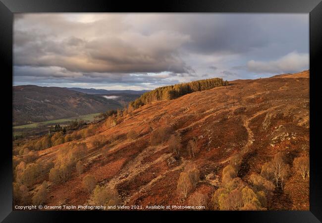 Strathglass in the Scottish Highlands Framed Print by Graeme Taplin Landscape Photography