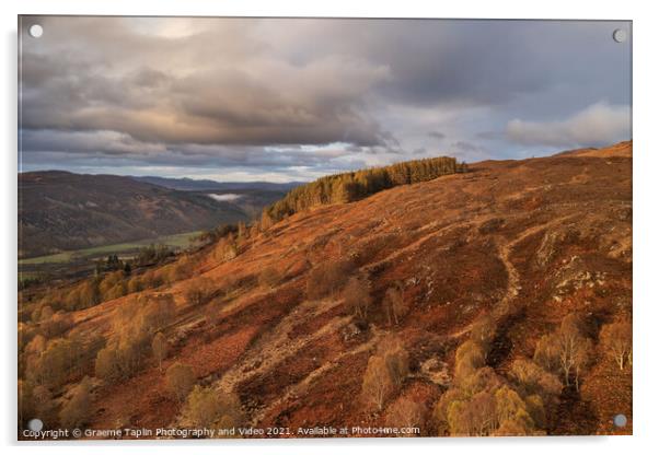 Strathglass in the Scottish Highlands Acrylic by Graeme Taplin Landscape Photography