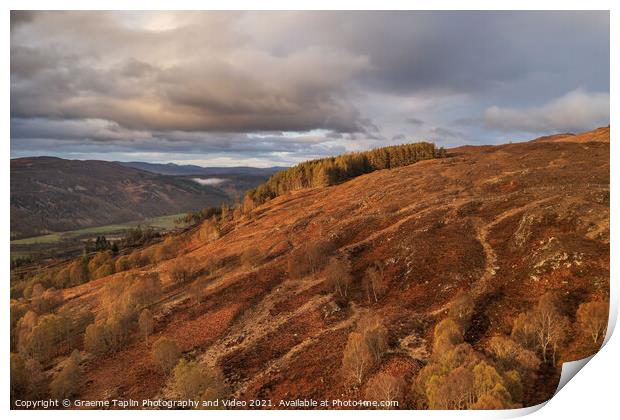 Strathglass in the Scottish Highlands Print by Graeme Taplin Landscape Photography