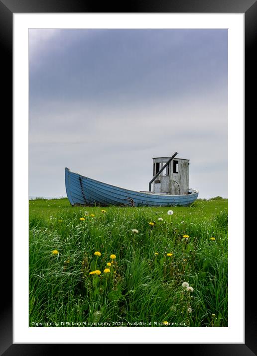 Stranded At Ejerslev Lynd Framed Mounted Print by DiFigiano Photography