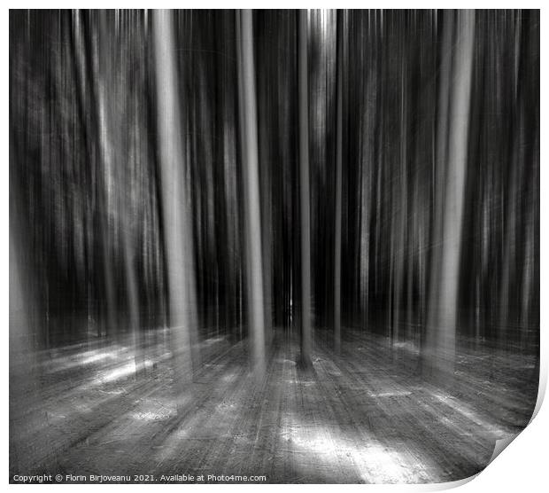 MOVING FOREST Print by Florin Birjoveanu