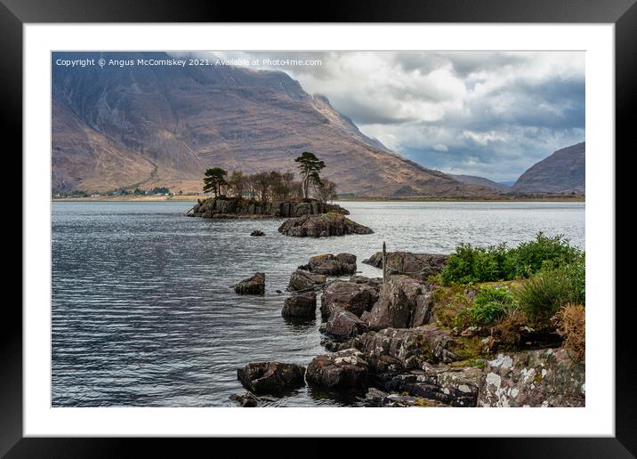 Early morning on Upper Loch Torridon Framed Mounted Print by Angus McComiskey