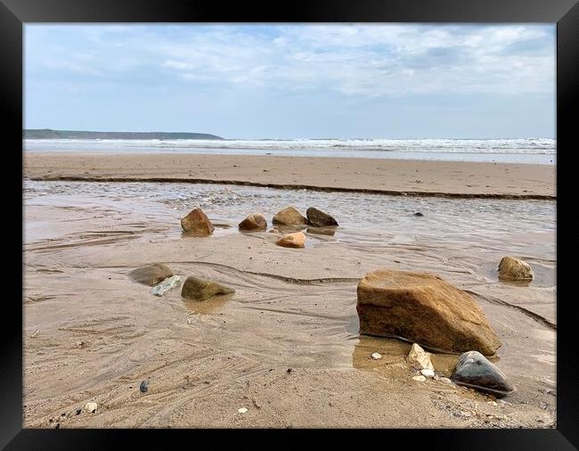 Filey Beach East Yorkshire Framed Print by Jonathan Thirkell