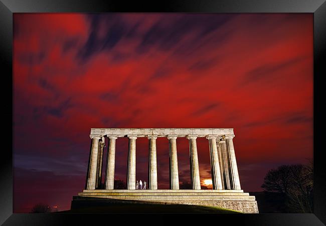 Red Sky At Night Framed Print by Jason Connolly