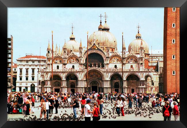 Venice Piazza San Marco Framed Print by Juha Agren