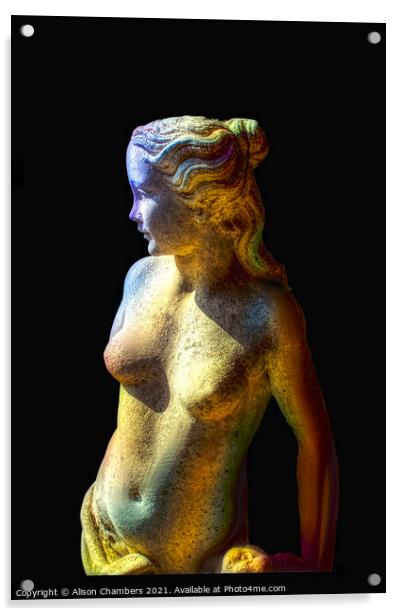 Classical Nude Statue Acrylic by Alison Chambers