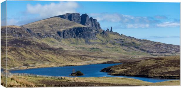 The Storr, Isle of Skye Canvas Print by Keith Douglas