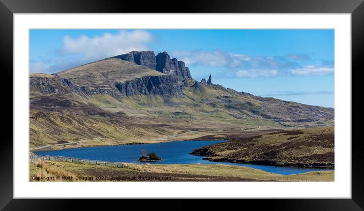 The Storr, Isle of Skye Framed Mounted Print by Keith Douglas