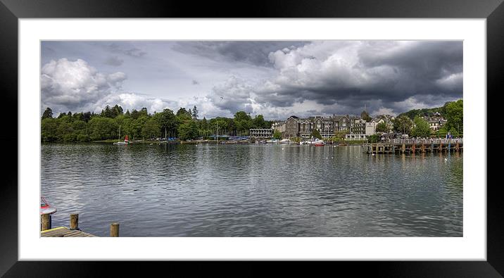 Windermere Lake View Framed Mounted Print by Tom Gomez