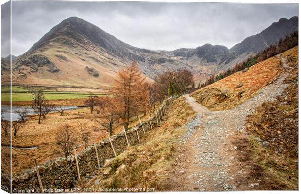 Buttermere looking to Fleetwith Pike Canvas Print by Philip Baines