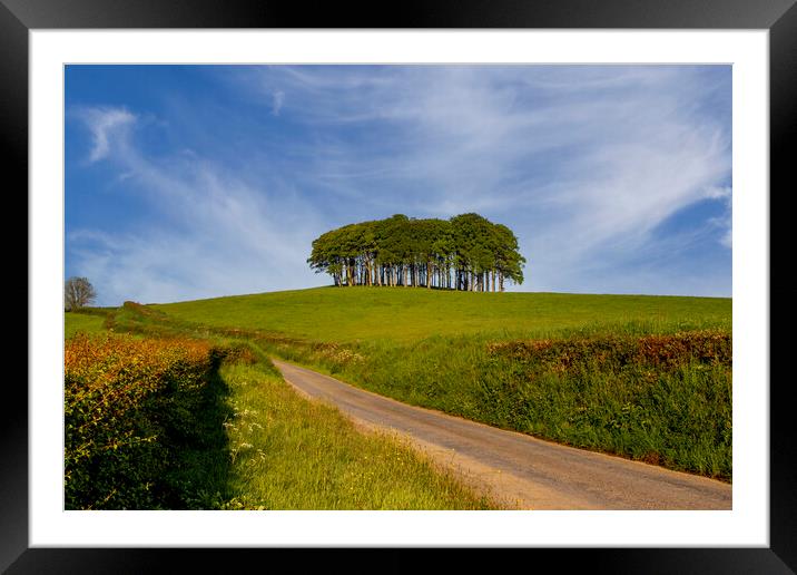 Nearly Home Trees Coming Home Trees Framed Mounted Print by Oxon Images