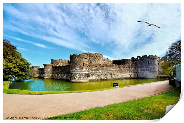 Beaumaris Castle Print by Frank Irwin