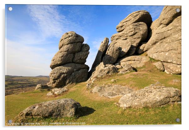 Saddle Tor Acrylic by Andrew Ray