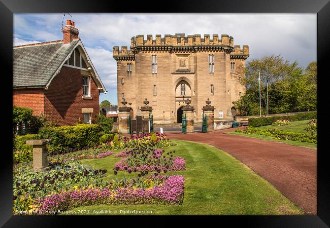 Picturesque Northumberland's Morpeth Castle Framed Print by Holly Burgess