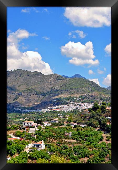 The Enchanting White Village Framed Print by Andy Evans Photos