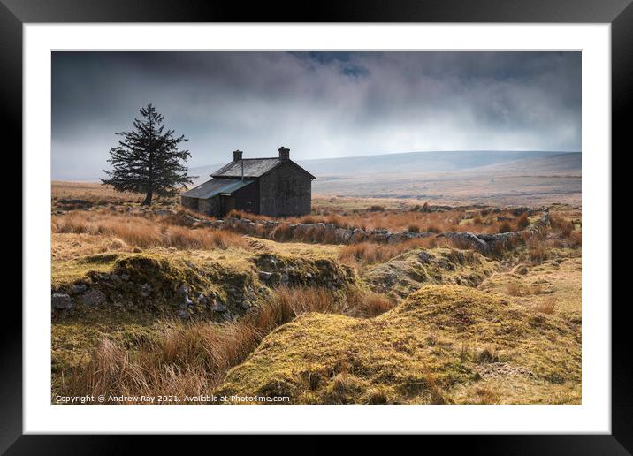 Nun's Cross Farm (Dartmoor)  Framed Mounted Print by Andrew Ray