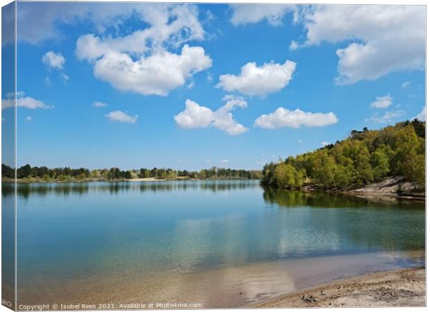 Outdoor waterside Canvas Print by Isobel Rees