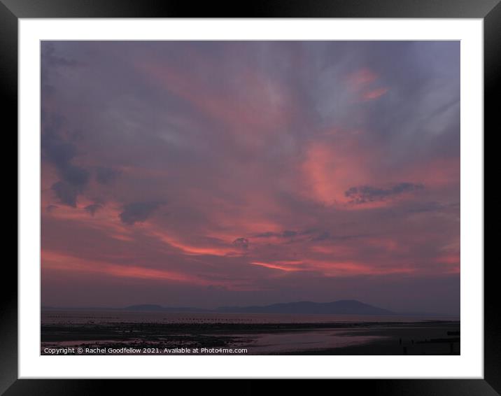 Solway Sunset Framed Mounted Print by Rachel Goodfellow