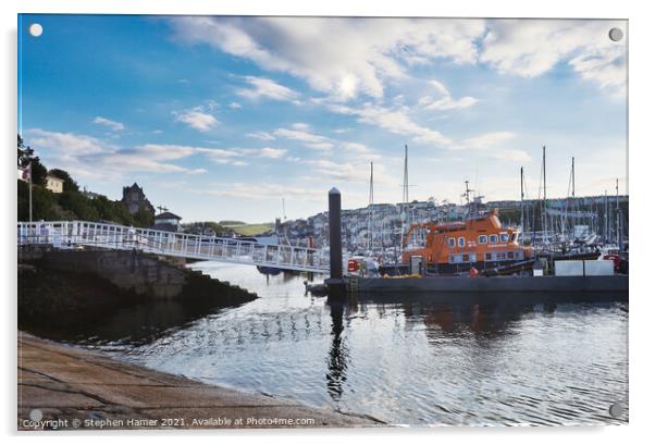 RNLB The Duke of Kent Lifeboat  Acrylic by Stephen Hamer