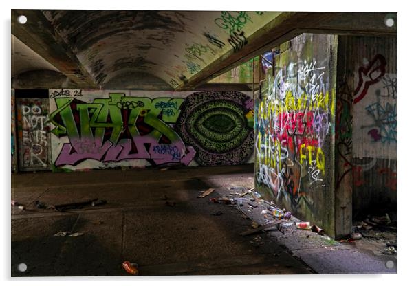 St Peter's Seminary, Cardross. Acrylic by Rich Fotografi 