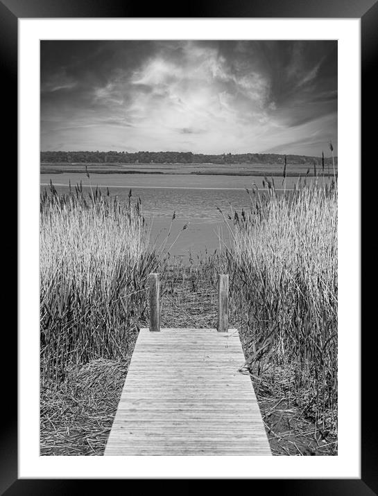 Serenity of the Wooden Jetty Framed Mounted Print by Kevin Snelling