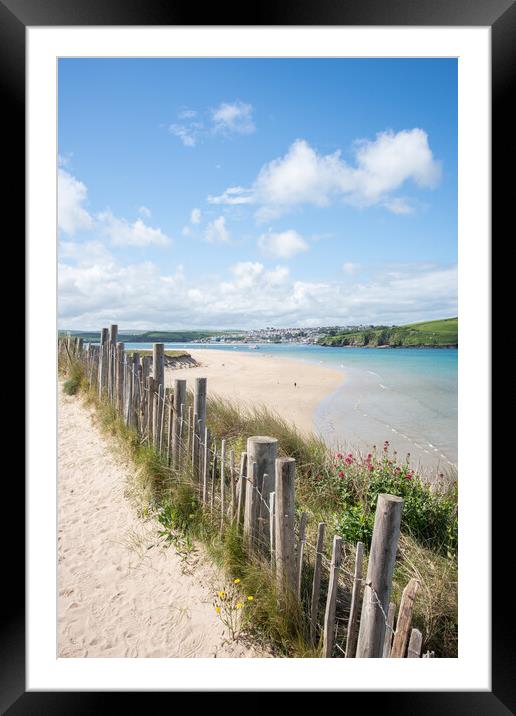 Majestic Views of Camel Estuary Framed Mounted Print by Graham Custance