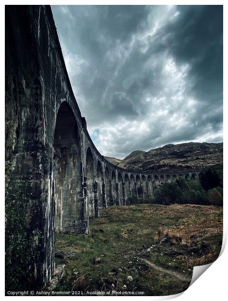 Glenfinnan Viaduct   Print by Ashley Bremner