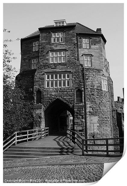 Castle Keep Print by John Ellis