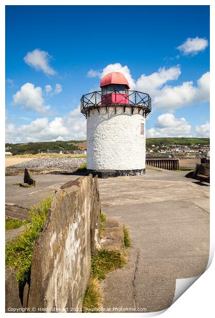Burry Port Lighthouse Print by Heidi Stewart