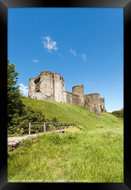 Kidwelly Castle, Carmarthenshire Framed Print by Heidi Stewart